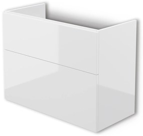 Deante Tubo, závesná skrinka 800x385x600 mm, biela lesklá, DEA-STU_6U81