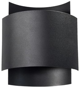 Sollux Nástenné svietidlo IMPACT 1xG9/40W/230V čierna SLX0466