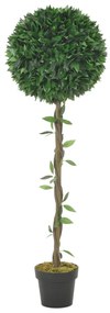 Umelá rastlina, vavrín s kvetináčom, zelená 130 cm