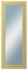 DANTIK - Zrkadlo v rámu, rozmer s rámom 60x160 cm z lišty ROKOKO zlatá hádzaná (2882)