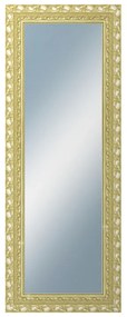 DANTIK - Zrkadlo v rámu, rozmer s rámom 60x160 cm z lišty ROKOKO zlatá hádzaná (2882)