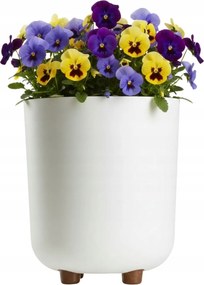 Sada 2 ks květináčů Terra 21x19,3/27,4x24,2 cm krémová