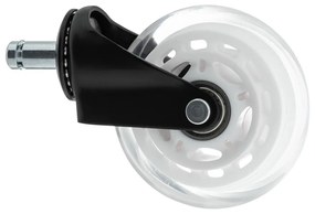 Kancelárske kolieska Ergo Wheel, 5 ks, biela