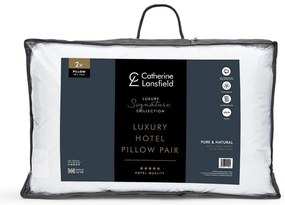 Vankúš 2 ks 48x74 cm Hotel Satin Stripe – Catherine Lansfield