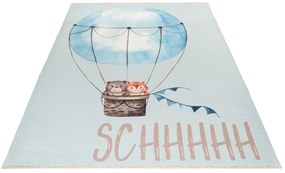 Obsession, Kusový koberec My Greta 601 shhh, 115x170, modrá, detská izba