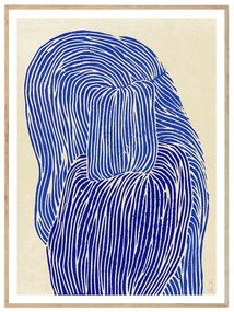 THE POSTER CLUB Autorský plagát Deep Blue by Rebecca Hein 50x70 cm
