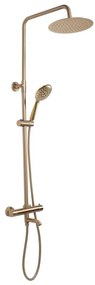 REA-P6604 - Sprchová súprava s termostatickou batériou LUNGO, brúsené zlato