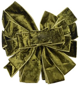 Vánoční dekorativní mašle Santa Lila 32x130 cm zelená