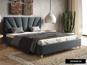 PROXIMA.store - Moderná čalúnená posteľ MALIA ROZMER: 120 x 200 cm, FARBA NÔH: dub