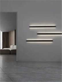 LED nástenné svietidlo Seline 120 čierne