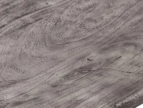 furniture-nabytek.cz - Masívna jedálenská zostava Bullwer so 4 stoličkami Carlton, akácia, lakovaná, šedá / čierna