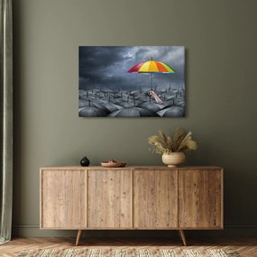 Obraz - Dáždniky (90x60 cm)