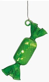 Zelená závesná vianočná svetelná dekorácia ø 1,5 cm Hannah – Sirius