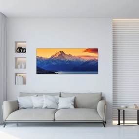 Obraz - Jazero Pukaki (120x50 cm)