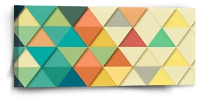 Sablio Obraz Trojuholník - 110x50 cm
