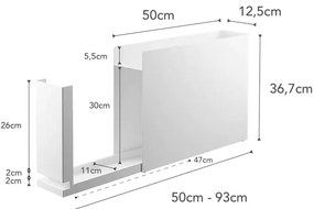 Kovový kuchynský organizér Tower – YAMAZAKI