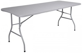 Skladací záhradný stôl sivý