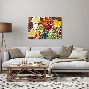 Obraz - Zdravé potraviny (90x60 cm)