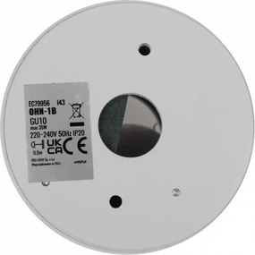 Halogénové stropné svietidlo, LED trubica GU10, pohyblivé bodové svietidlo, povrchová montáž, biele