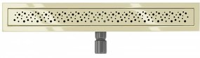 Mexen Flat M12 nerezový sprchový žľab  60 cm, zlatá, 1521060-15