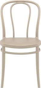 VICTOR záhradná stolička bez podrúčok taupe