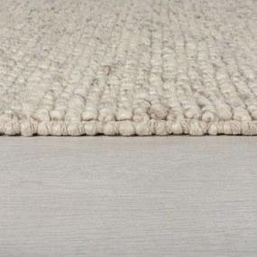 Svetlosivý ručne tkaný koberec s prímesou vlny 120x170 cm Minerals – Flair Rugs