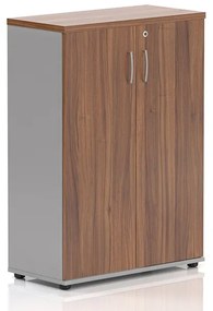 Stredná skriňa Visio LUX 80 x 38,5 x 113 cm, orech