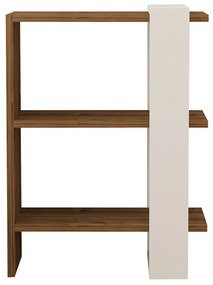 Knižnica Gaye Walnut White