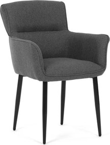 Jedálenská stolička sivá DCH-J2159 GREY2