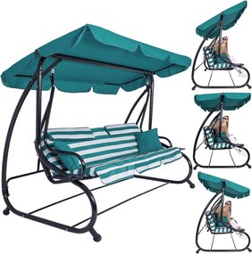 Záhradná hojdačka so strieškou Springos GS0024