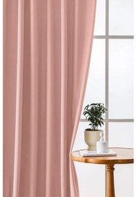 Zatemňovací záves VELVET 140x250 cm, ružový Zavesenie: Riasiaca páska