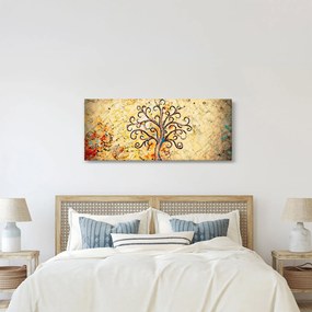 Obraz - Mozaikový strom života (120x50 cm)