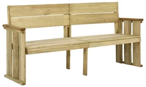 vidaXL Záhradná lavička 172 cm impregnovaná borovica