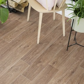 Gerflor, PVC podlaha - lino Flexar Nerok 0476 Noma Miel, na mieru, šíře 2m,4m, hnedá, bez podkladu, chodba / predsieň