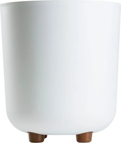 PLASTOVÝ KVETINÁČ TERRA 24X27,5 CM BIELA