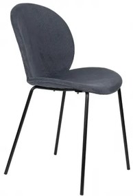 ZUIVER BONNET stolička Modrá