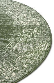 Hanse Home, Kusový koberec Gloria 105519 Green kruh, 160x160 (priemer) kruh, zelená, obývacia izba