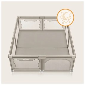 Lionelo - Hracia ohrádka WILLOW XL béžová