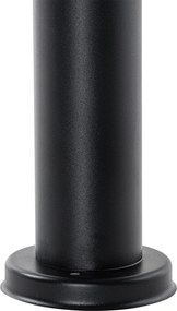 Moderné vonkajšie stĺpové svietidlo čierne 100 cm - Elly