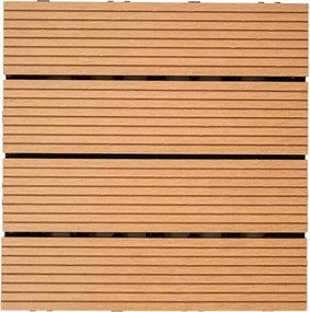 WPC dlaždica LEGI BASE 30 x 30 cm, teak