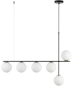 Luster na lanku SILIA 6xG9/12W/230V čierna
