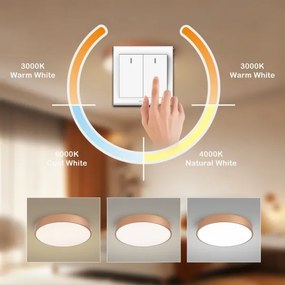 BRILAGI - LED stropné svietidlo POOL LED/60W/230V 3000/4000/6000K, priemer 50 cm, bronzové