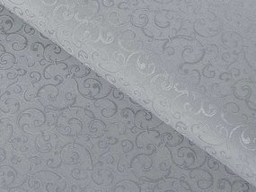 Biante Teflónový štvorcový obrus TF-086 Ornamenty na sivom 40x40 cm