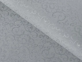 Biante Dekoračný záves TF-086 Ornamenty na sivom 150x200 cm