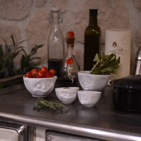 Biela porcelánová zamilovaná miska 58products
