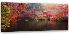 Obraz na plátně Japonsko Krajina Příroda - 150x50 cm