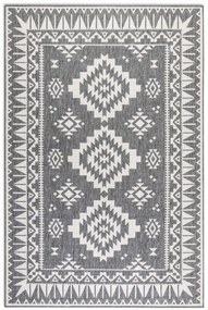 Obojstranný koberec GEMINI Dynamic strieborný