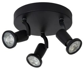 Lucide 11903/15/30 - LED bodové svietidlo JASTER-LED 3xGU10/5W/230V čierne