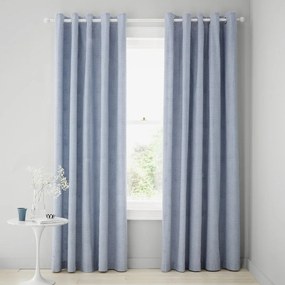 Bielo-modré závesy v súprave 2 ks 168x229 cm Lucia Floral Frill – Catherine Lansfield