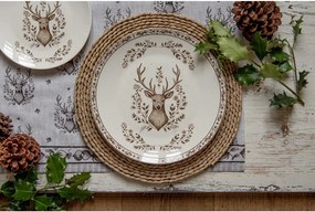 Porcelánový jedálenský tanier s jeleňom Gentle Wilderness - Ø 26*2 cm